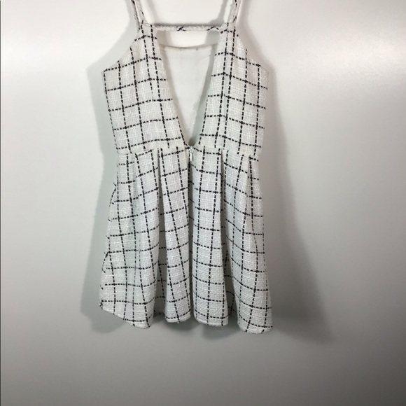 BCBGeneration | White Checked Tweed Mini Dress~0 - Picture 7 of 10